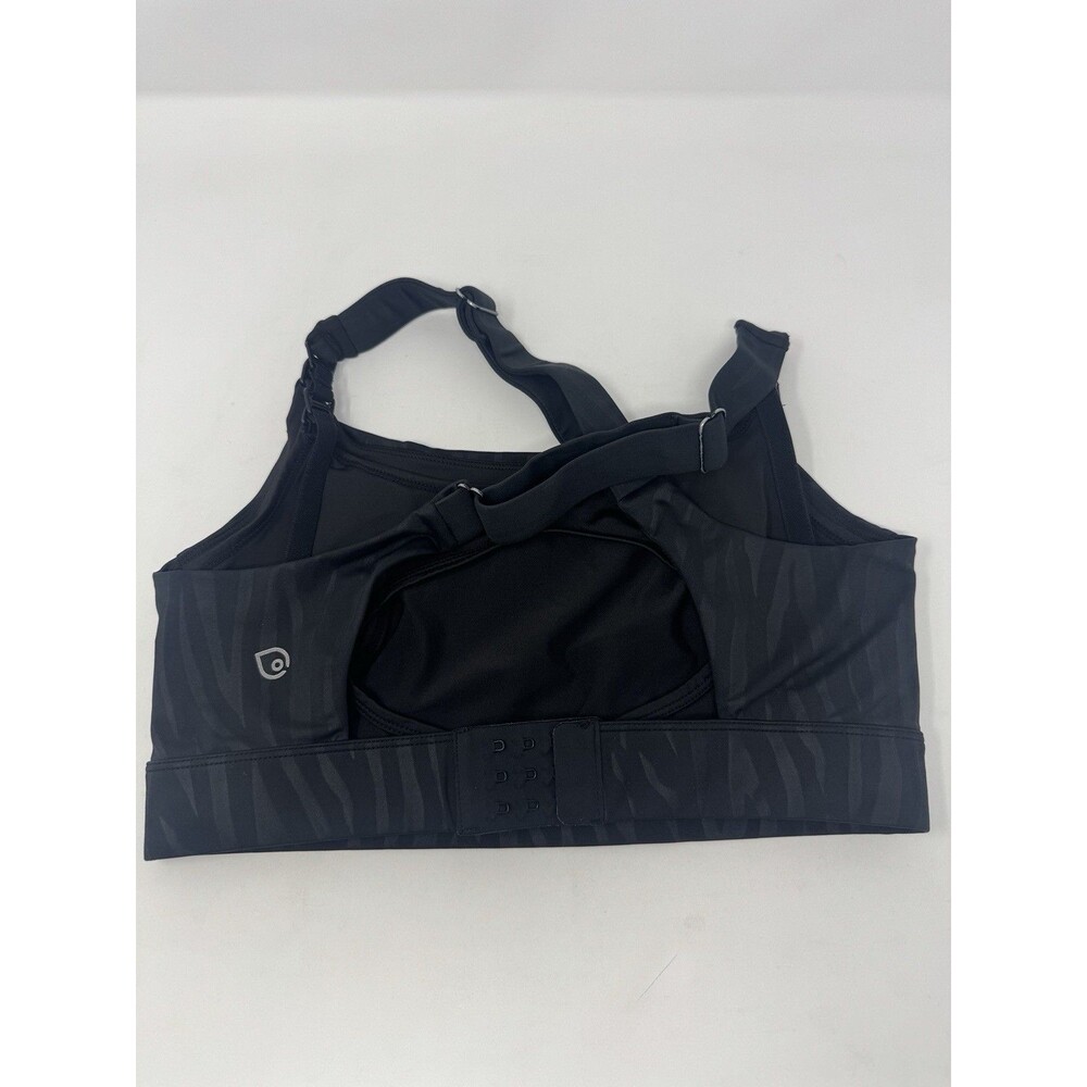 Sweat and Milk Venice 3 Ultimate Nursing & Pumping Sports Bra Sz Small Blk Zebra